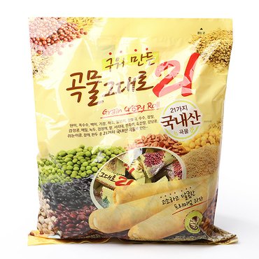 글로벌푸드 구워만든 21곡 곡물그대로 크리스피 롤 500g