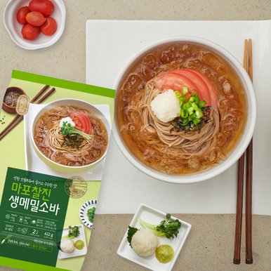마포찰진 생메밀소바 422g (2인분)