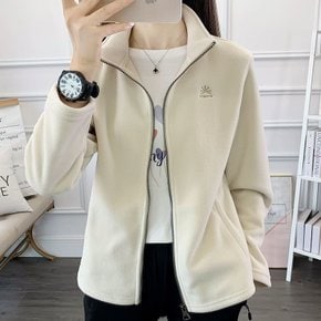 아웃도어 여성 후리스 잠바 뽀글이 소프트 하이넥 집업 자켓 점퍼 캐주얼 데일리 바람막이 안감