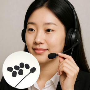 OPK 헤드셋 미니 핀 마이크 스펀지 커버