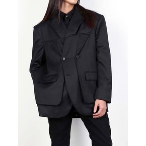 DIVIDED LAPEL BLAZER (DZFW19_OT_BZ01)