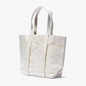 아미아칼바 스몰토트백 ACC2M80005 WASHED CANVAS 6POCKETS TOTE (S) WHITE