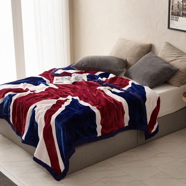 [애끌리아] 두툼한 킹덤 HR 양면 밍크 극세사 담요 (150*200)