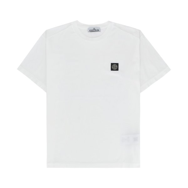 확대된 대표 Stone Island 2100039 602 Cotton Jersey Slim Fit T-