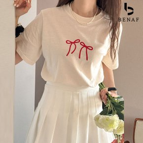 투 리본 반팔티셔츠_FF2ST005