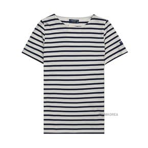 [세인트 제임스] SS25 여성 에트릴 티셔츠 8414 50 ECRU MARINE 114519