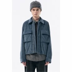 Blue Corduroy Blouson_CWUAA24514BUX