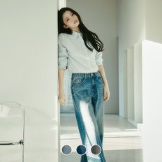 지오다노 415533 여 MW 와이드 청바지