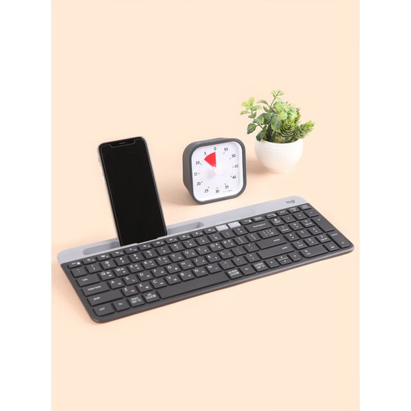 로지텍 코리아 K580 슬림 블루투스 무선 키보드 화이트