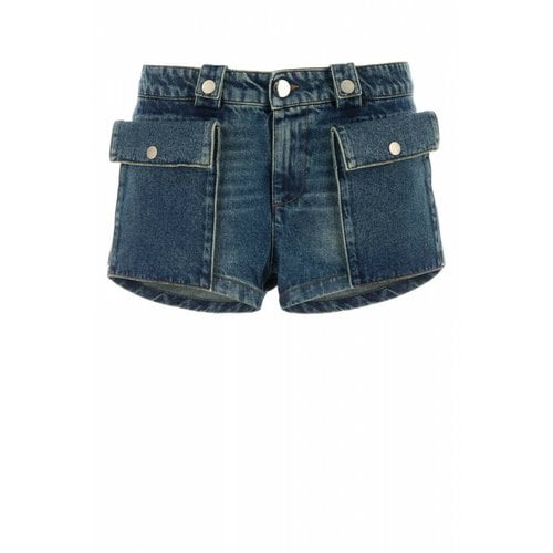 여성 쇼츠 MICROSHORTS BLUE Blue /2