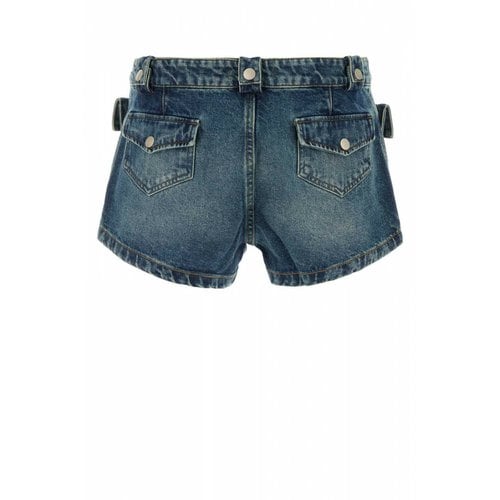 여성 쇼츠 MICROSHORTS BLUE Blue /2