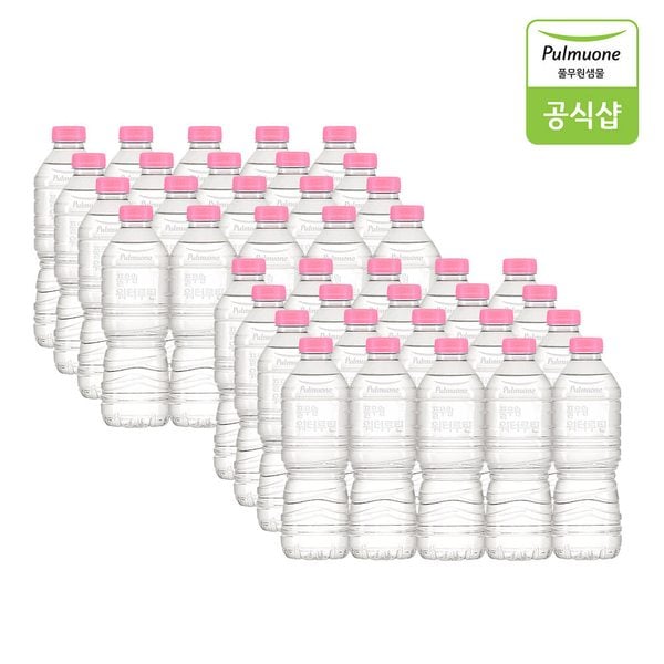 풀무원 워터루틴 무라벨 생수 500ml X 40병