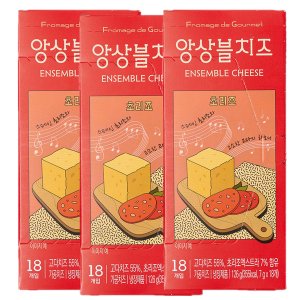  앙상블 치즈 초리조 126g 7g18ea X 3개