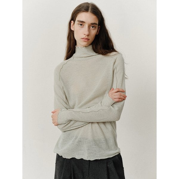 TVF WOOL LINE TURTLENECK TOP_3COLORS