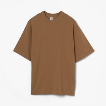 샌프란시스코마켓 TBRM COTTON CREWNETCK T-SHIRT CAMEL TBE2M60000A28