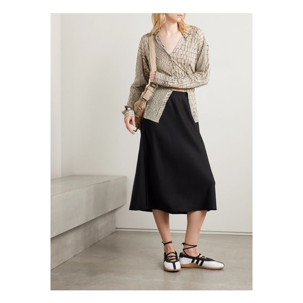 트롱프뢰유 프린트 스트레치 저지 셔츠 에크루 1647597355986753