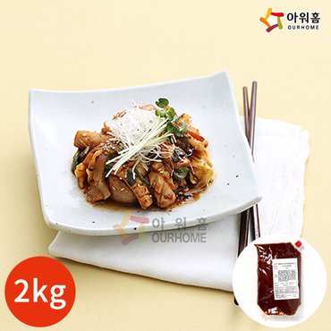  아워홈 행복한맛남 오징어볶음 양념장 2kg x 1봉