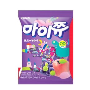 크라운 마이쮸 포도복숭아 288g