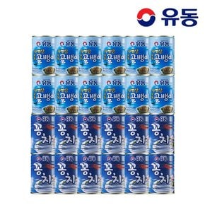 자연산골뱅이 400g 12개 +꽁치 400g 12개