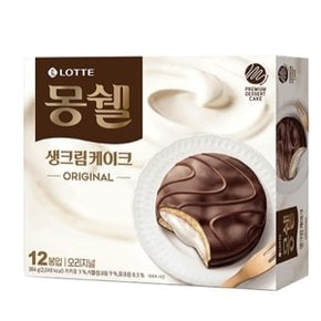 롯데 몽쉘 크림케이크 408g 12개입