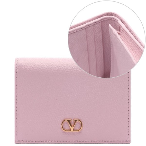 [부산점] 25FW 여성 브이로고 시그니처 반지갑 (7W2P0AJ3 SNP 16Q 25F)