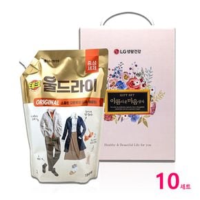 테크 울드라이 중성세제 1300ml 1개 세탁세제_10세트