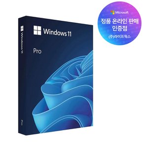 MS 윈도우11 프로 Windows Pro FPP 처음사용자용 영구 제품키 USB설치