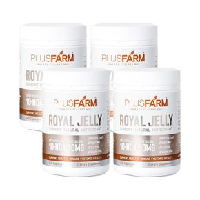 뉴질랜드 플러스팜 로얄 젤리 365 캡슐 ROYAL JELLY 4팩