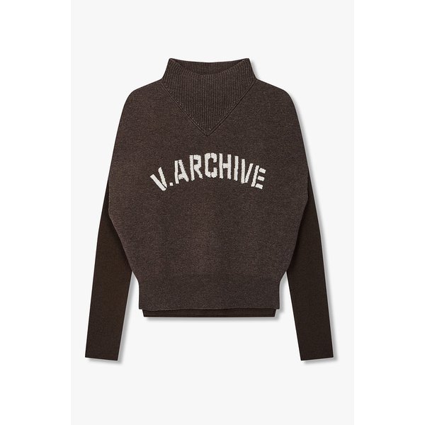 [리오더] 그래픽 디테일 투피스 니트 세트 7125450511260