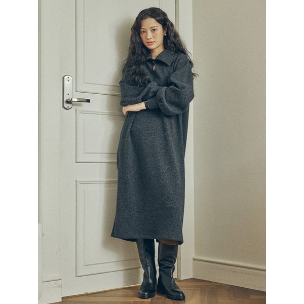 따스한 카라 원피스 (3COL) Y50062