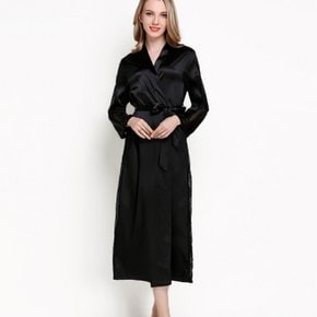 여성 홈웨어 실크 골프가운 로브가운 유카타 나이트 잠옷