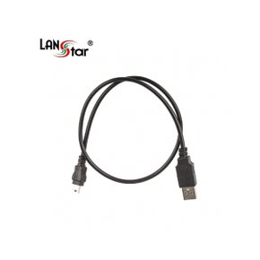 LANSTAR LS-USB-AM5P USB 2.0 Mini B 케이블 (1m)