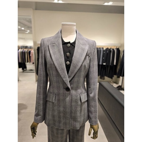 [파주점] 베이직 메탈 포인트 블레이저 자켓 JPAA0JK331