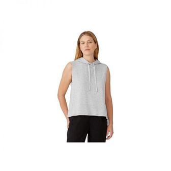 이스퀘어 3687357 Eileen Fisher Sleeveless Hooded Top in Tencel Organic Cotton Fleece