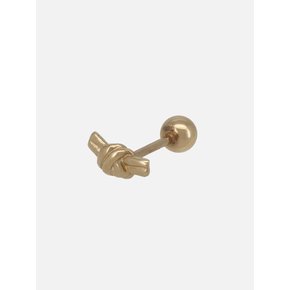 14k double string piercing