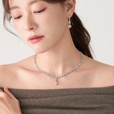 14K 샤인 플라워 목걸이