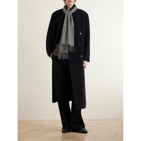 닐리 로탄 프린지 하운드투스 캐시미어 스카프 46376663162999081