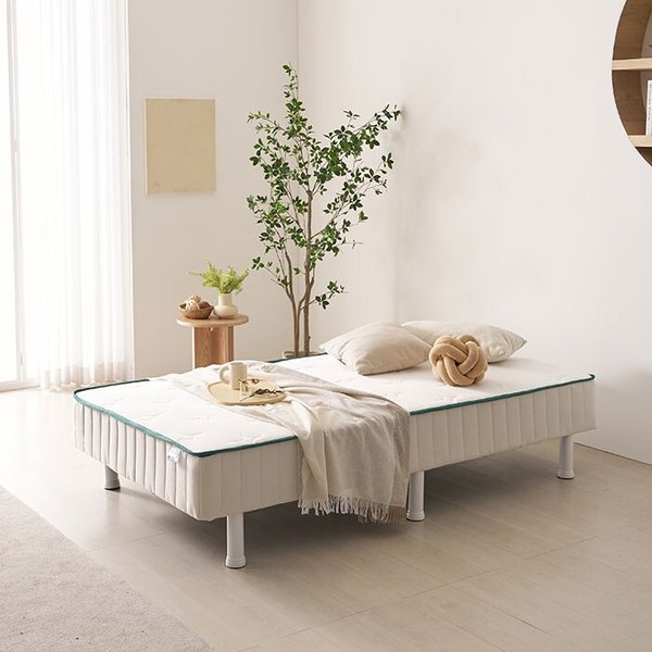 라인 좁은방 자취방 일체형침대 (본넬스프링/슈퍼싱글) DB5012R (착불)