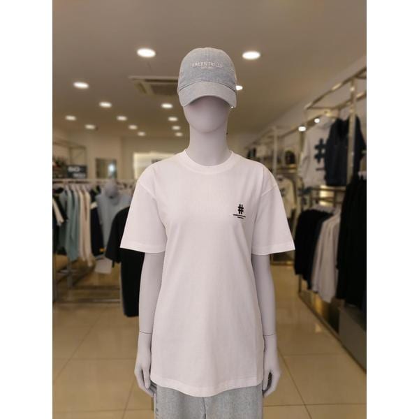 [여주점] 남여공용 쉐이크 해시태그 컴포트핏 티셔츠 BA252TS020OF