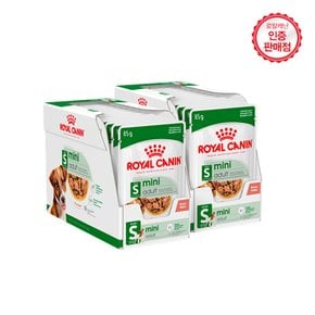 강아지사료 미니 어덜트 파우치 85g x 24P / 습식파우치 모음