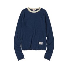 W LAYERED T-SHIRT [NAVY]