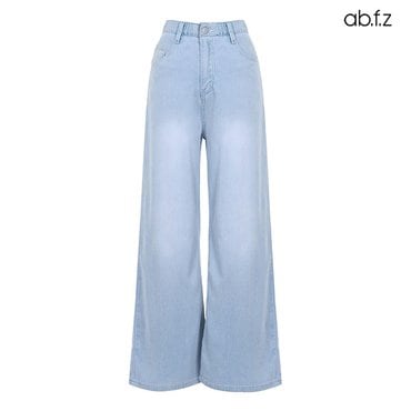 ab.f.z [ab.f.z/신상] 쿨 텐셀 히든밴딩 세미 와이드 데님 팬츠 (AFZ5MP49A)