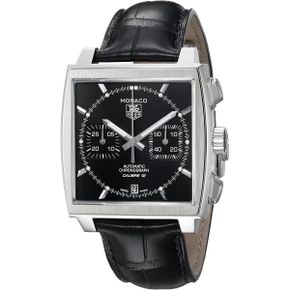 미국 태그호이어 시계 TAG Heuer Mens CAW2110.FC6177 Monaco Calibre 12 Automatic 크로노그래