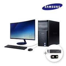 DB400TCA 10세대 i5 16G SSD HDD 듀얼하드 PC Win10 고급 사무용 타워형 랜덤 모니터 세트