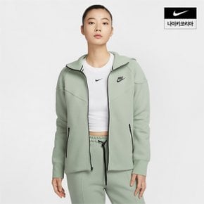 우먼스 나이키 스포츠웨어 테크 플리스 윈드러너 풀집 후디 NIKE FB8339-370