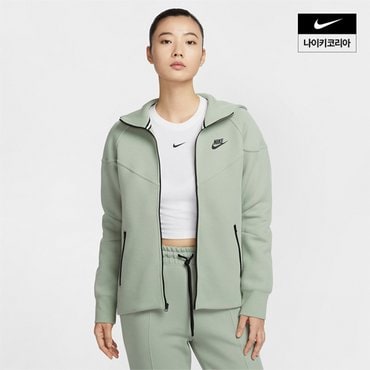 나이키 우먼스 나이키 스포츠웨어 테크 플리스 윈드러너 풀집 후디 NIKE FB8339-370