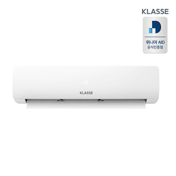 [본사설치] 위니아 KLASSE 벽걸이 에어컨 인버터 6평 ARA9C06RWH(AK)