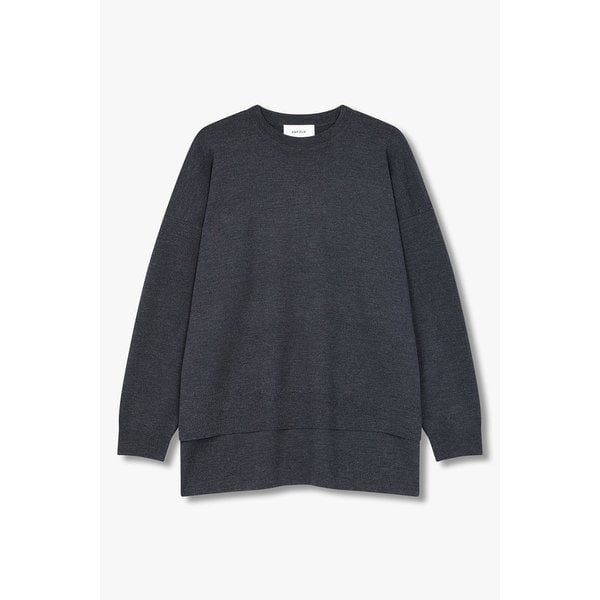 슬릿 디테일 언발 울 니트 EN15110004000