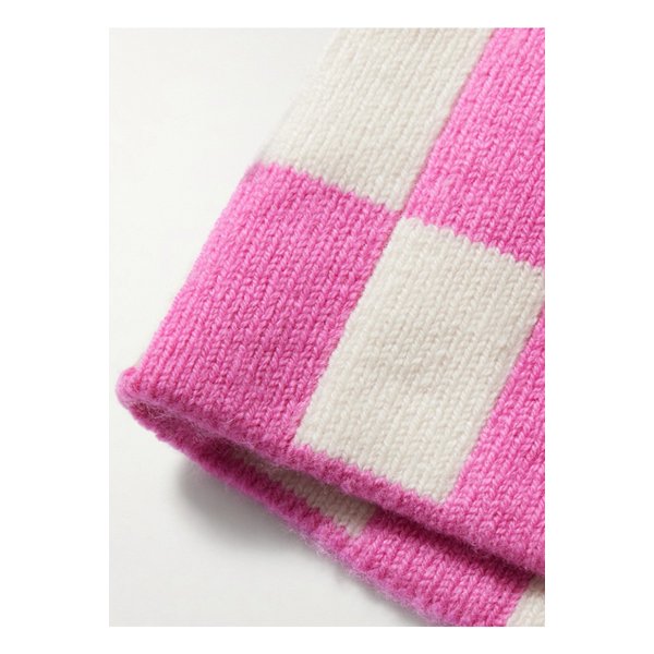 게스트인레지던스 체크 캐시미어 헤어밴드 핑크 1647597349511537