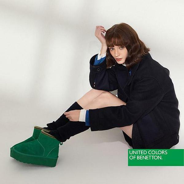 [런칭가89,000원 →3만원↓] 베네통 천연가죽 양털 부츠